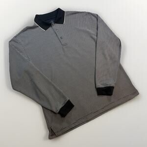 Champions Tour Men's Size Large Golf/Golfing Long Sleeve Polo Collared Shirt